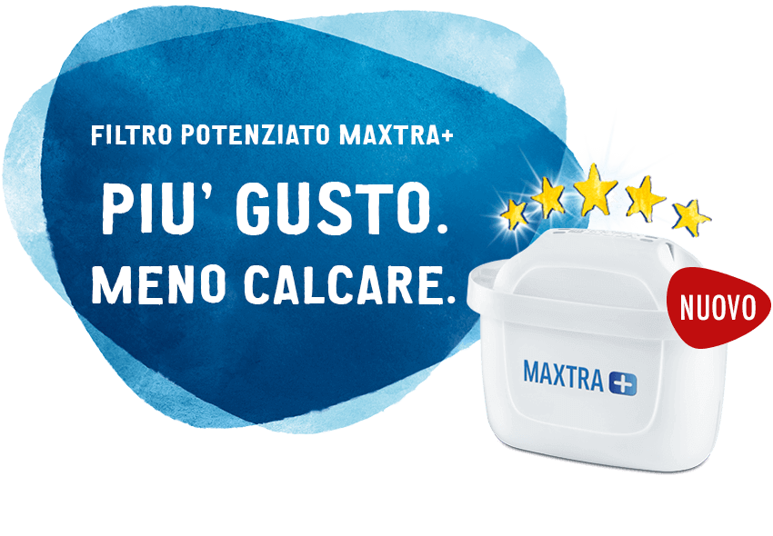 Filtro potenziato per più gusto e meno calcare