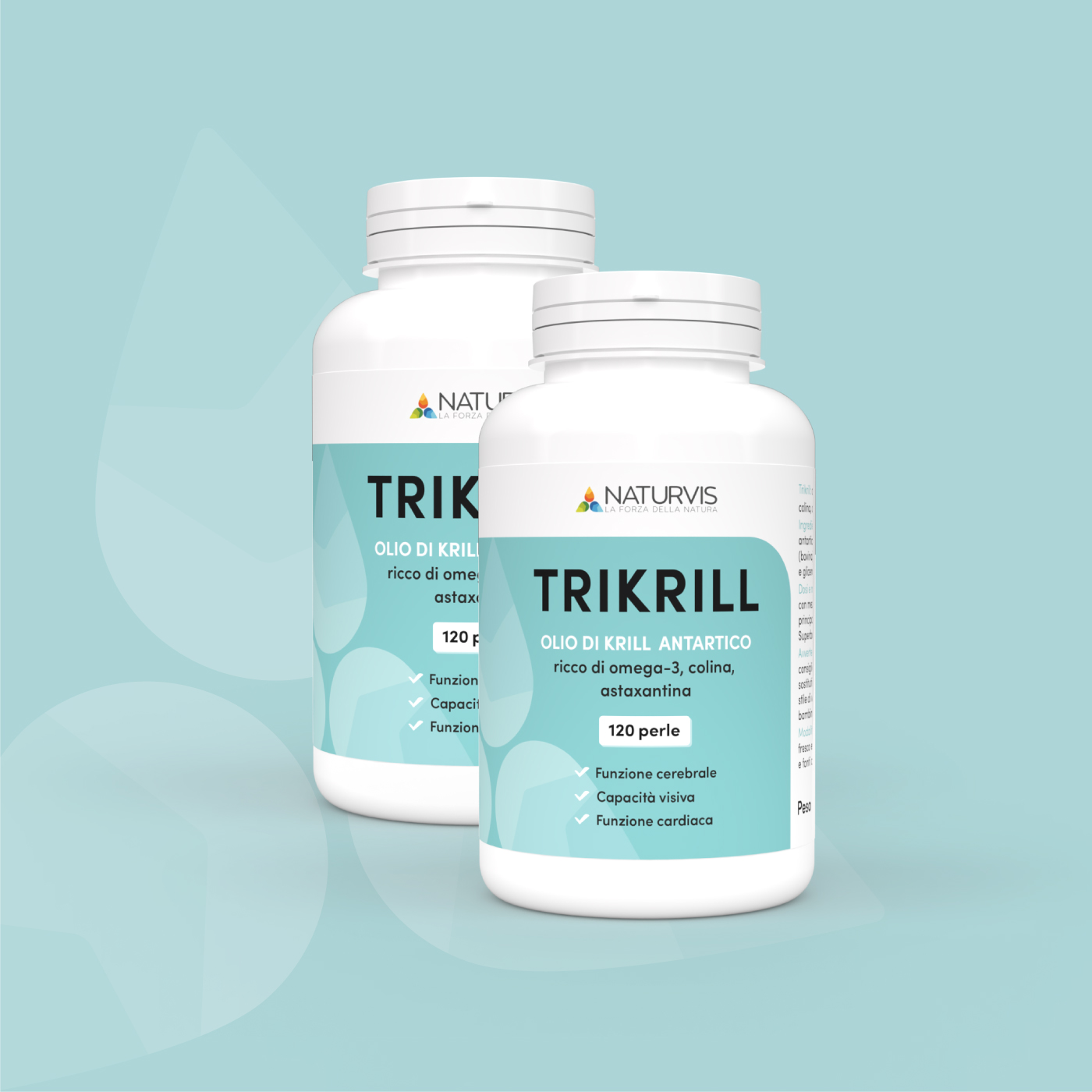2 Confezioni di Trikrill 120 perle