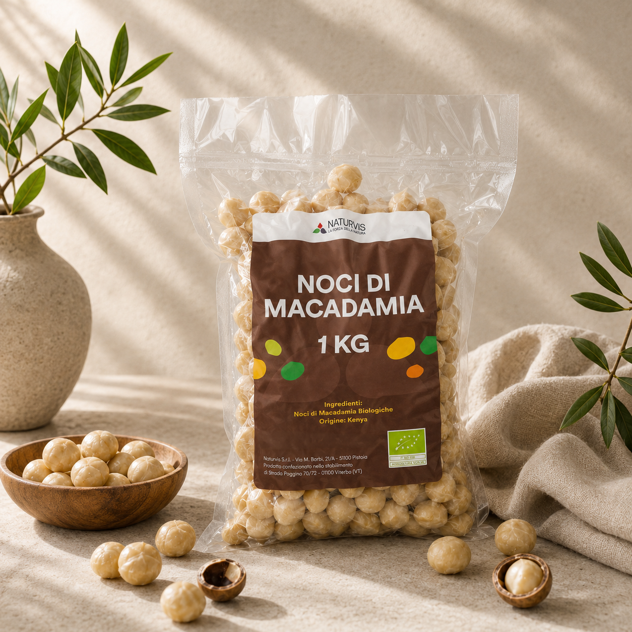 noci macadamia biologiche