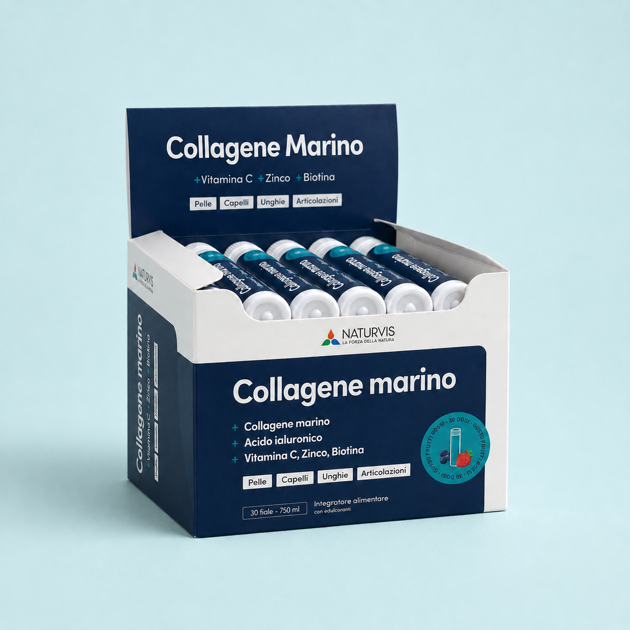 collagene marino naturvis acido ialuronico